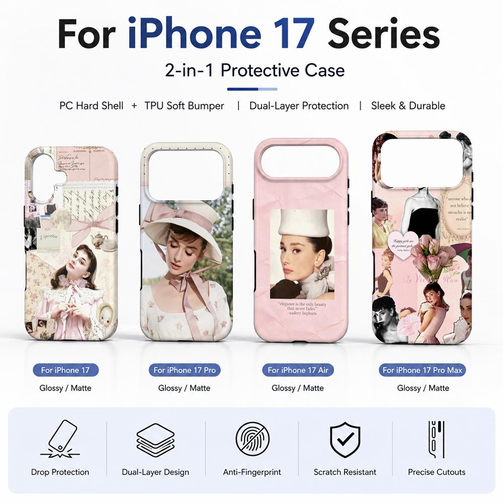 Phone Cases H&M - A-Audrey H-Hepburn Telefon Kılıfı Film Malzemesi