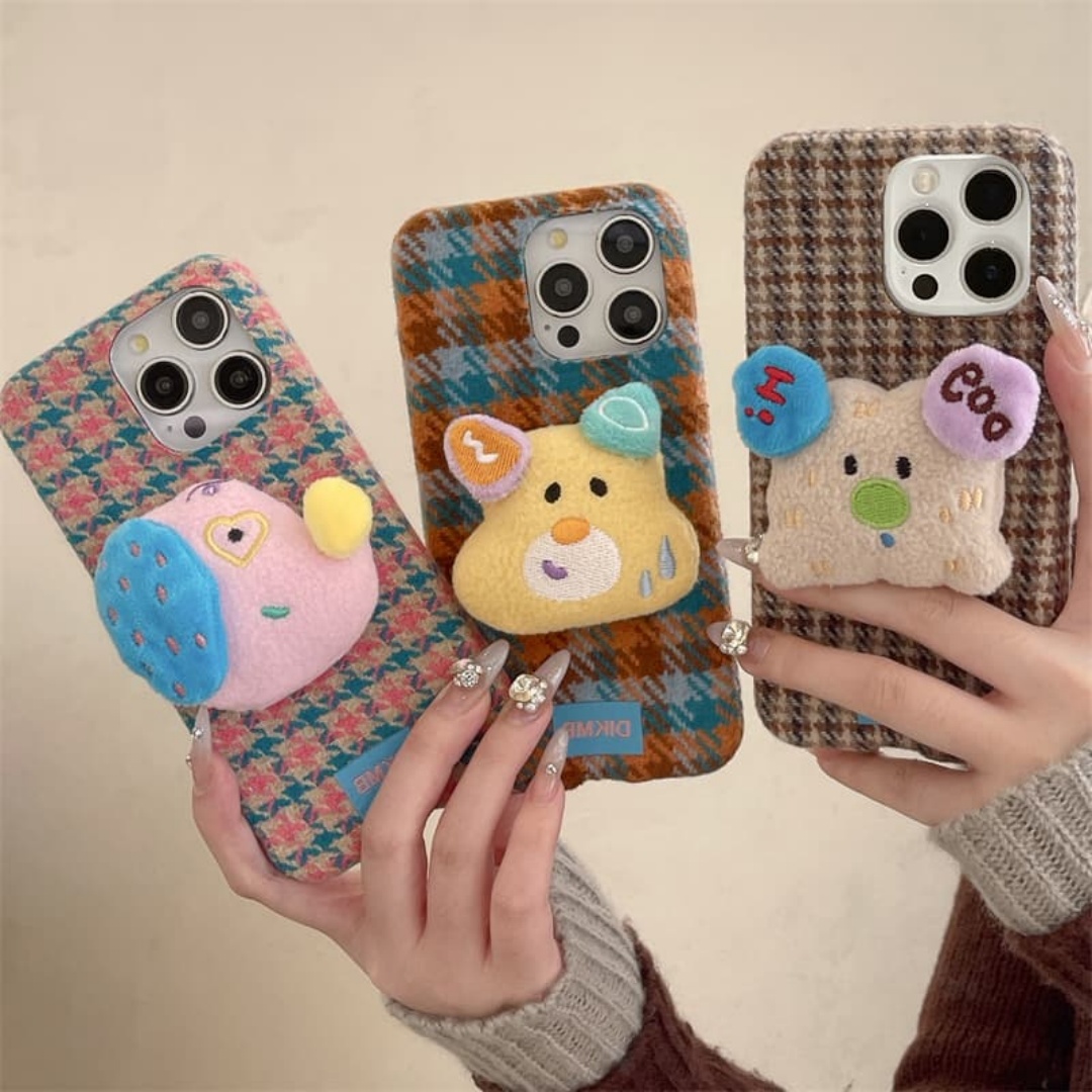 Phone Cases Iphone 13 - Kore Çizgi Film Temalı 3D Renkli
